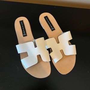 Steve Madden White Sandal